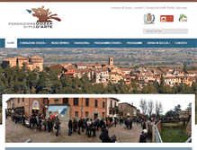 Tablet Screenshot of fondazionedozza.it